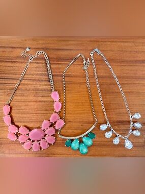 Bundle—3 Statement Necklaces! All beautiful, fun, & fabulous! Adjustable Length